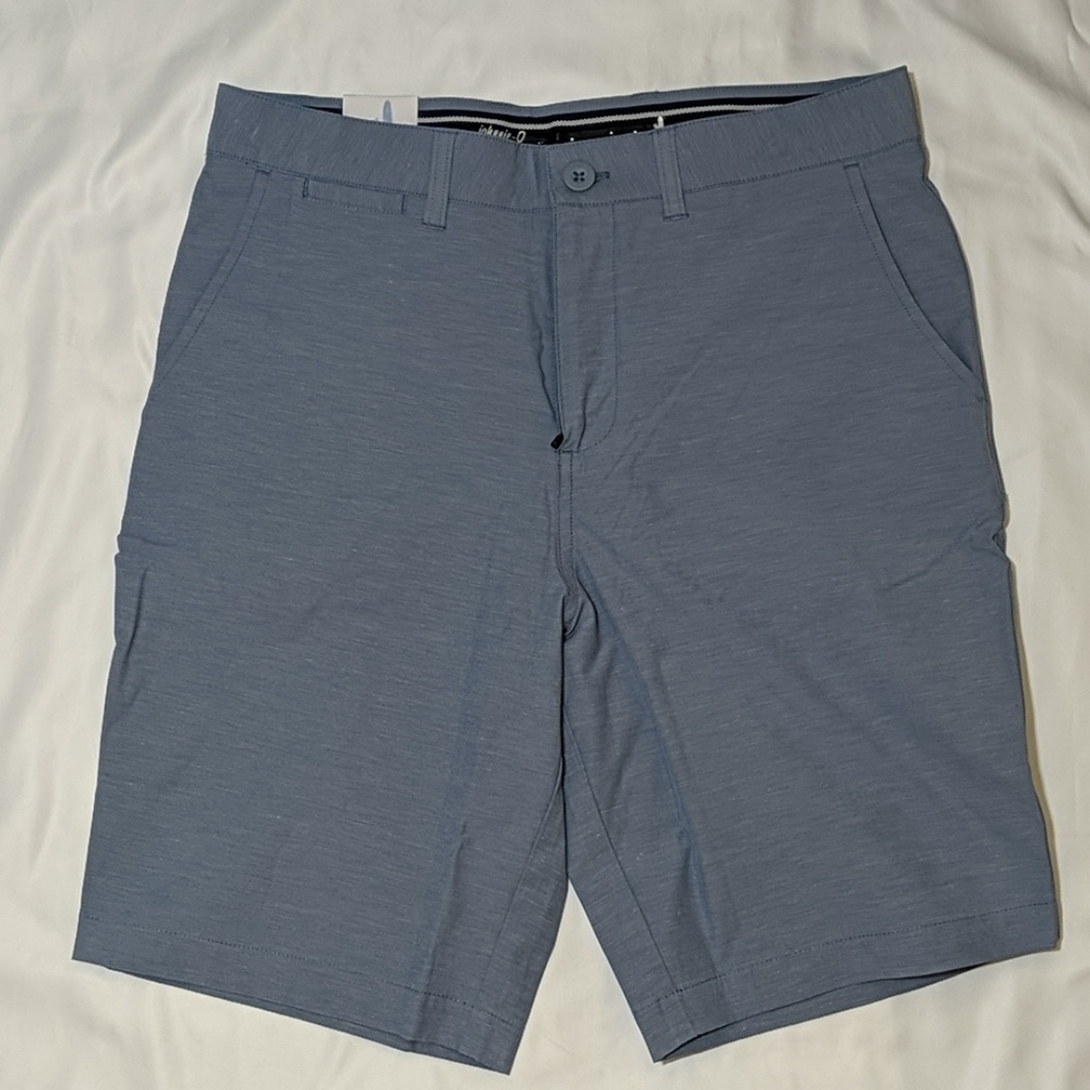 New johnnie-O Grey Heathered Athletic Shorts